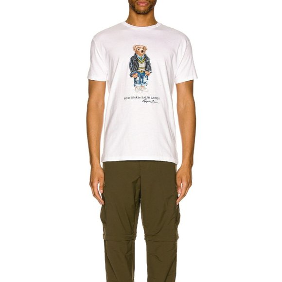 POLO Ralph Lauren Classic Fit BIG Polo Bear T-Shirt White Men's Size X-Large XL - Picture 2 of 4